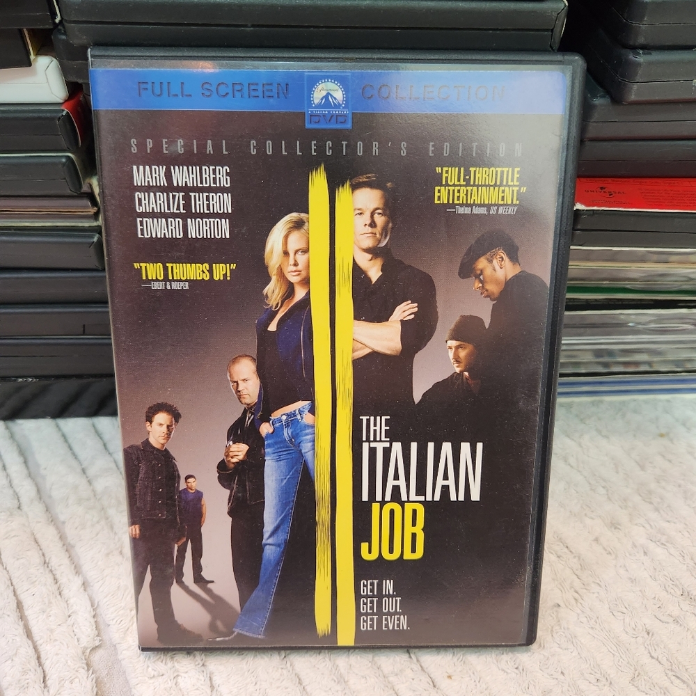 🎬3/15 The Italian Job, 2003 Film, Action/Thriller DVD Mark Wahlberg